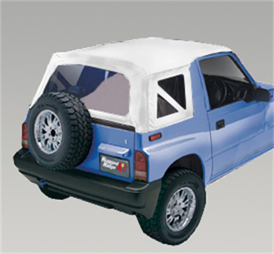 XHD Soft Top, White Denim, Clear Windows | Rugged Ridge | 53723.52 | Fits 1995-1998 Suzuki Sidekick