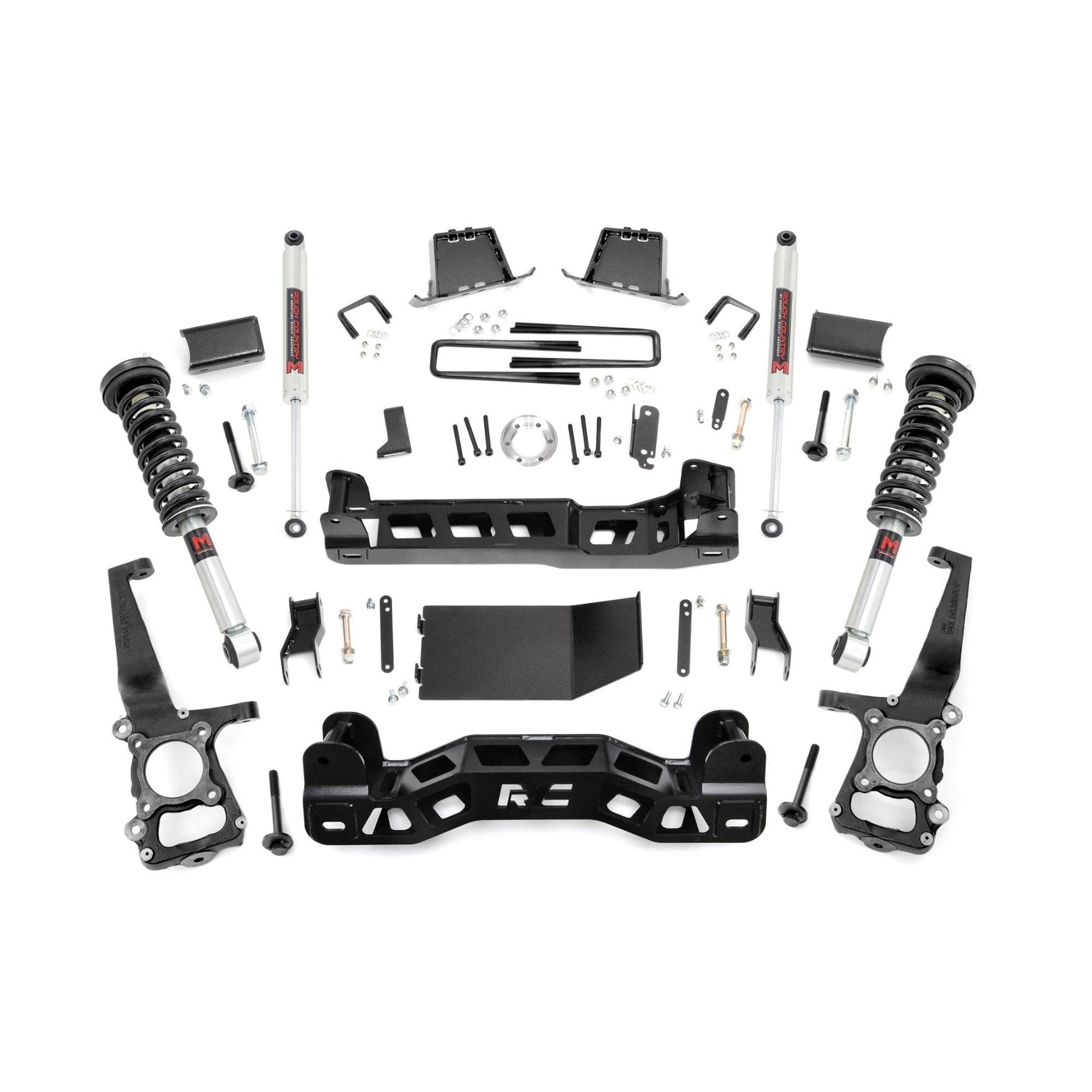 6" Lift Kit Rough Country w/M1 Struts for 2009-2010 Ford F-150 4WD - 59840