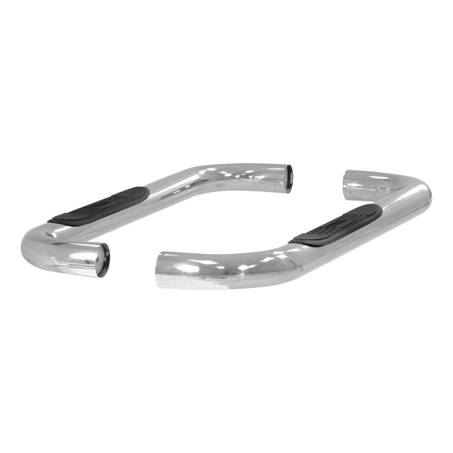 3-Inch Round Polished Stainless Steel ARIES Nerf Bars, No-Drill, Fits Select Ford F-150