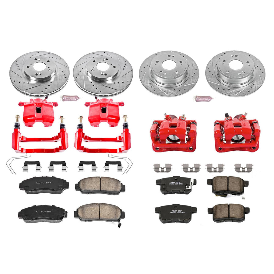 Power Stop 1-Click Performance Brake Kit with Caliper For BMW M3 1995-1999, BMW Z3 1998-2002 [Model Specific]