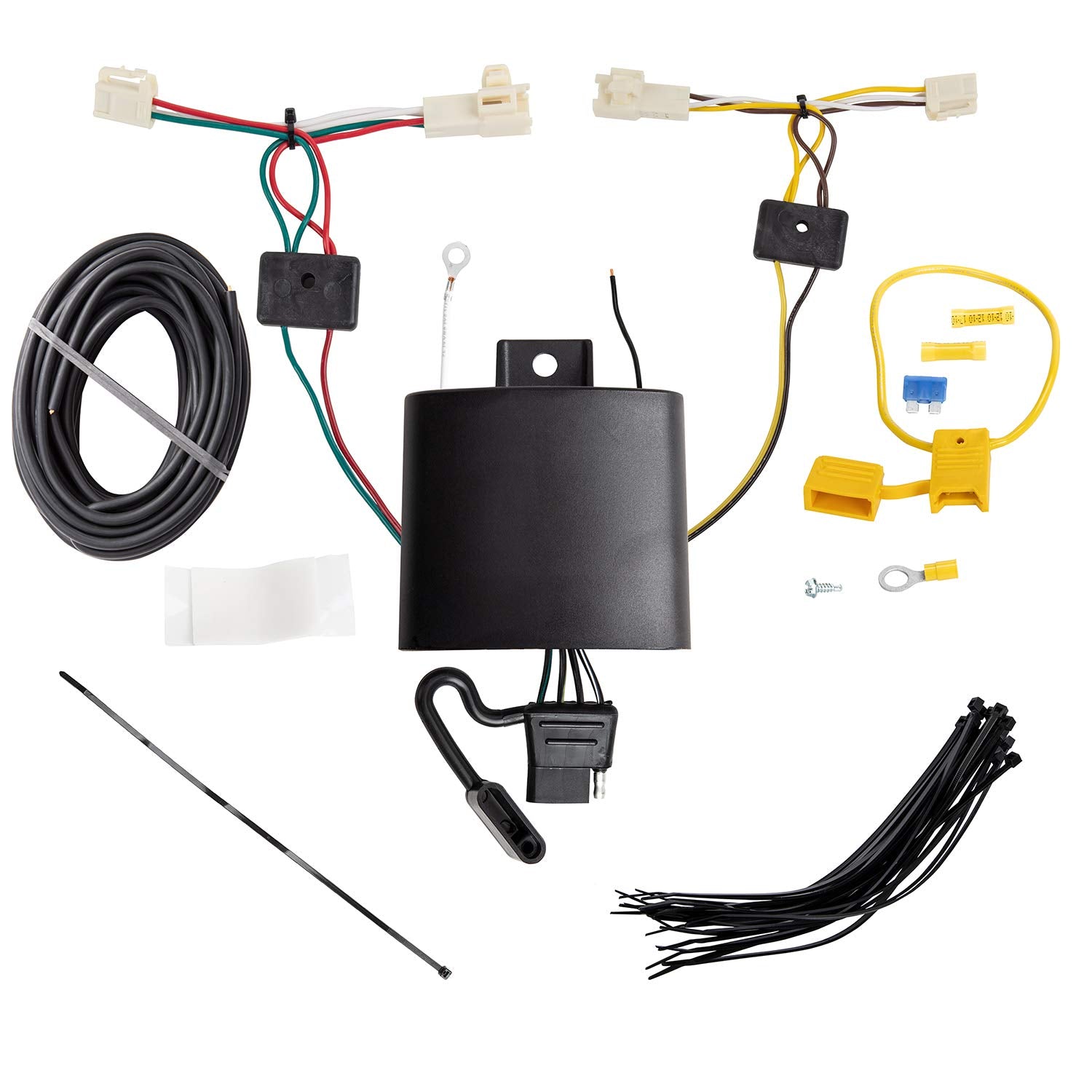 T-One® Tekonsha Harness, 4-Way Flat, Compatible with Select Toyota RAV4