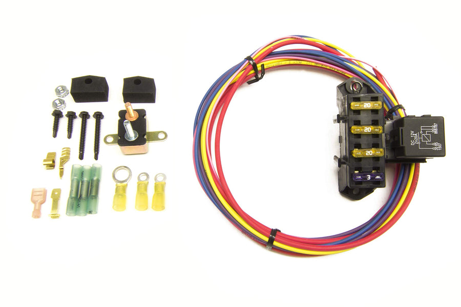 Cirkit Boss Painless Performance 70103 Auxiliary Fuse Block, 3-Circuits (1 Constant/2 Ignition)