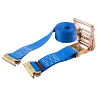 2" x 12' Blue Erickson Ratcheting E-Track Logistic Strap