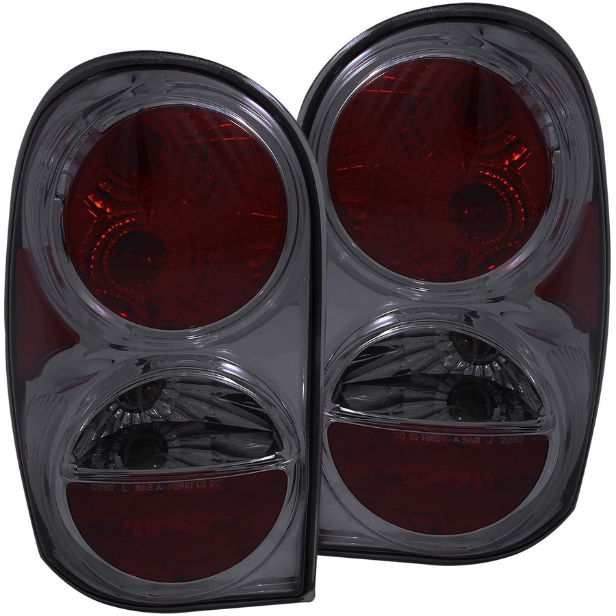 Smoke Taillight AnzoUSA 221195 for Jeep Liberty - (Sold in Pairs)