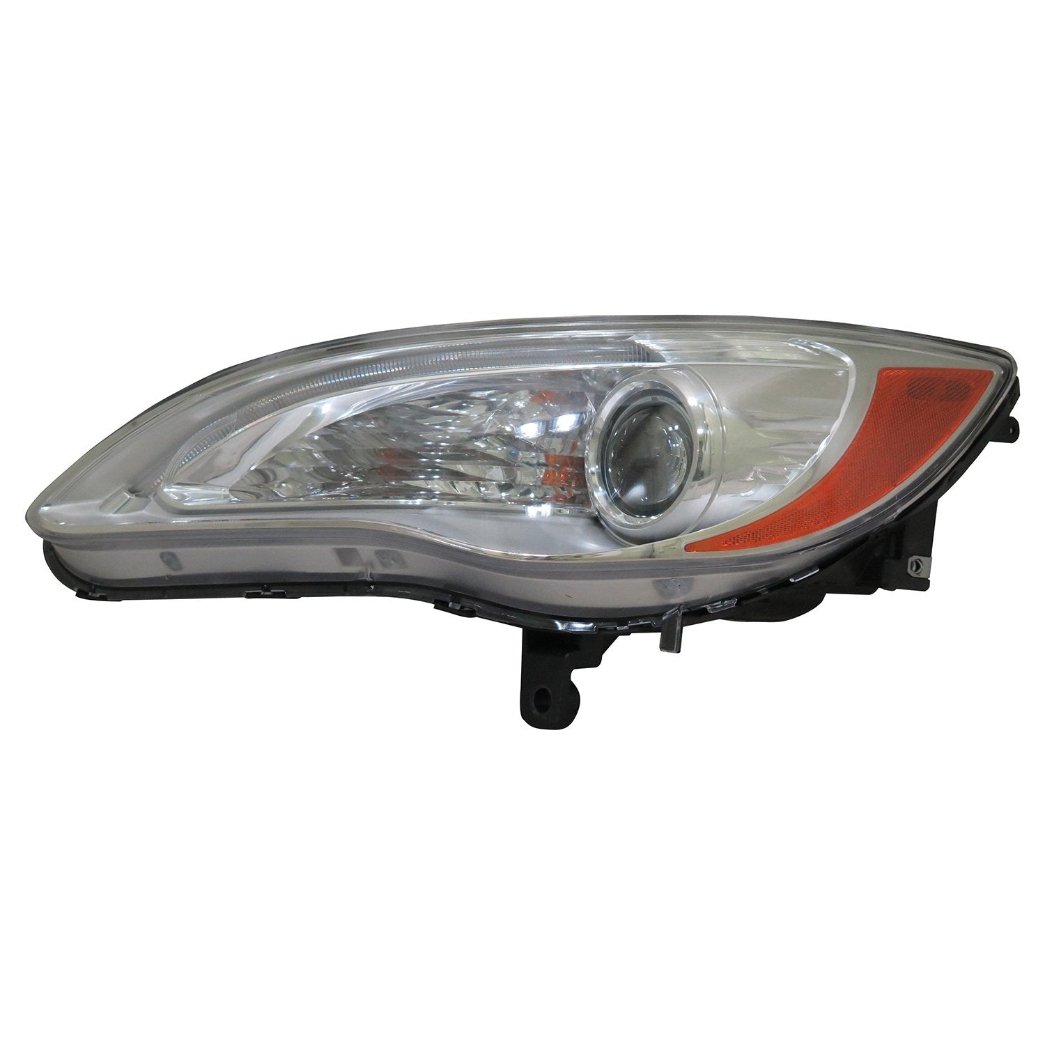 Left TYC Headlight Assembly Compatible with 2011-2014 Chrysler 200