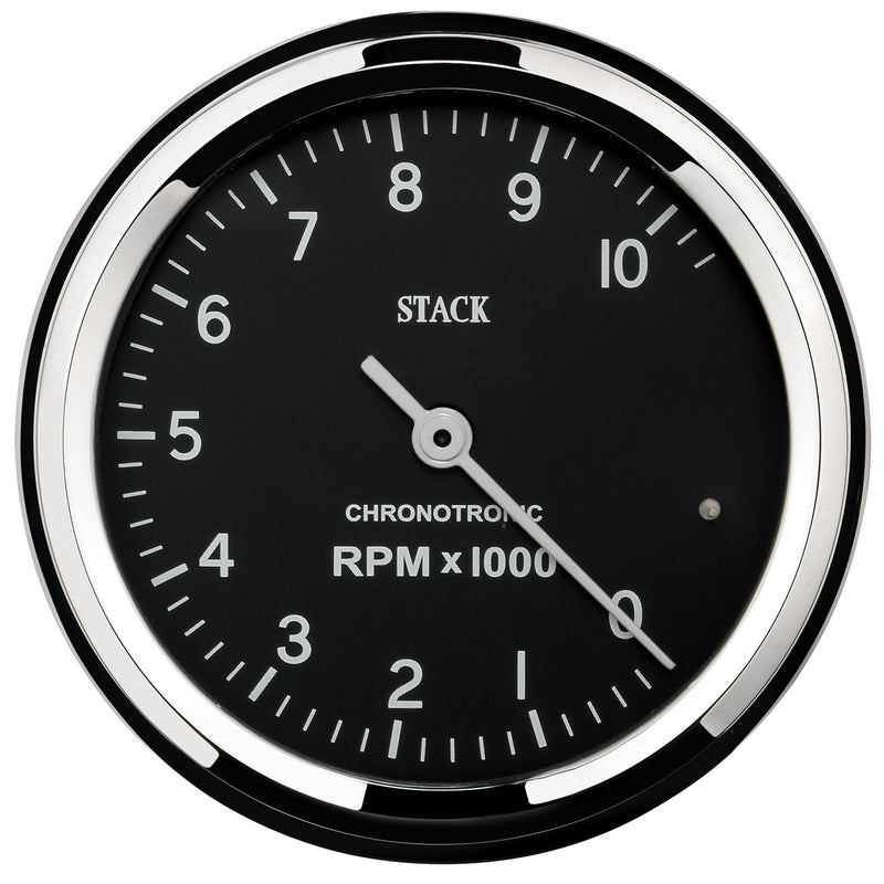 80mm Stack ST901096 Black 0-10k RPM Chronotronic Tachometer