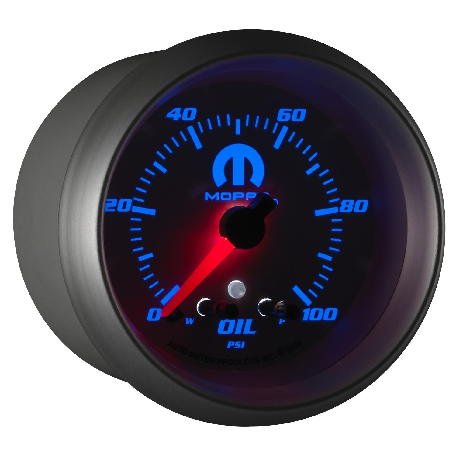 MOPAR Auto Meter 880249 Electric Oil Pressure Gauge