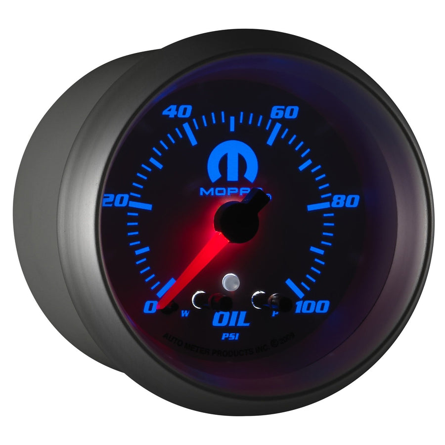 MOPAR Auto Meter 880249 Electric Oil Pressure Gauge