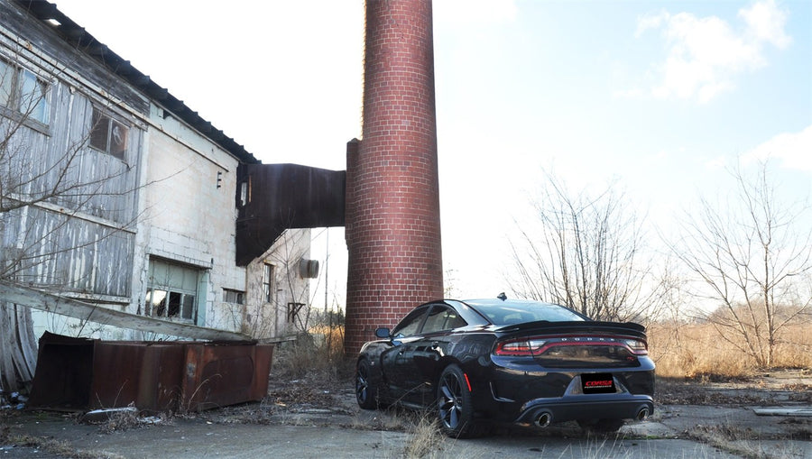 Corsa Cat Back Exhaust 14996 (W/4.5" Tips Dodge Challenger R/T Scat Pack 6.4L V8, Extreme)