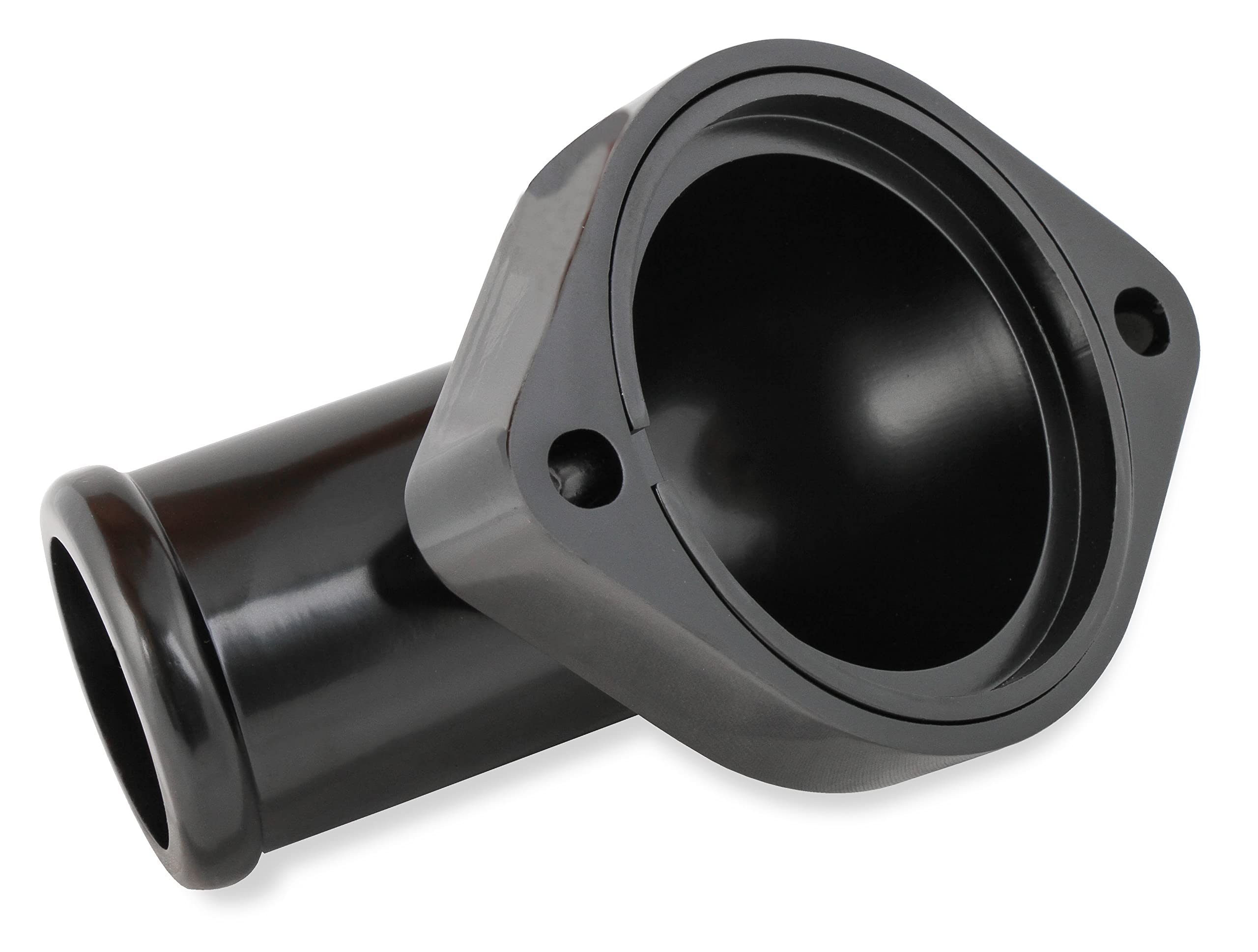 Water Neck Mr. Gasket 2670BK Swivel 30 Degree Angle Black Finish Incl. Mounting Bolts/Gaskets
