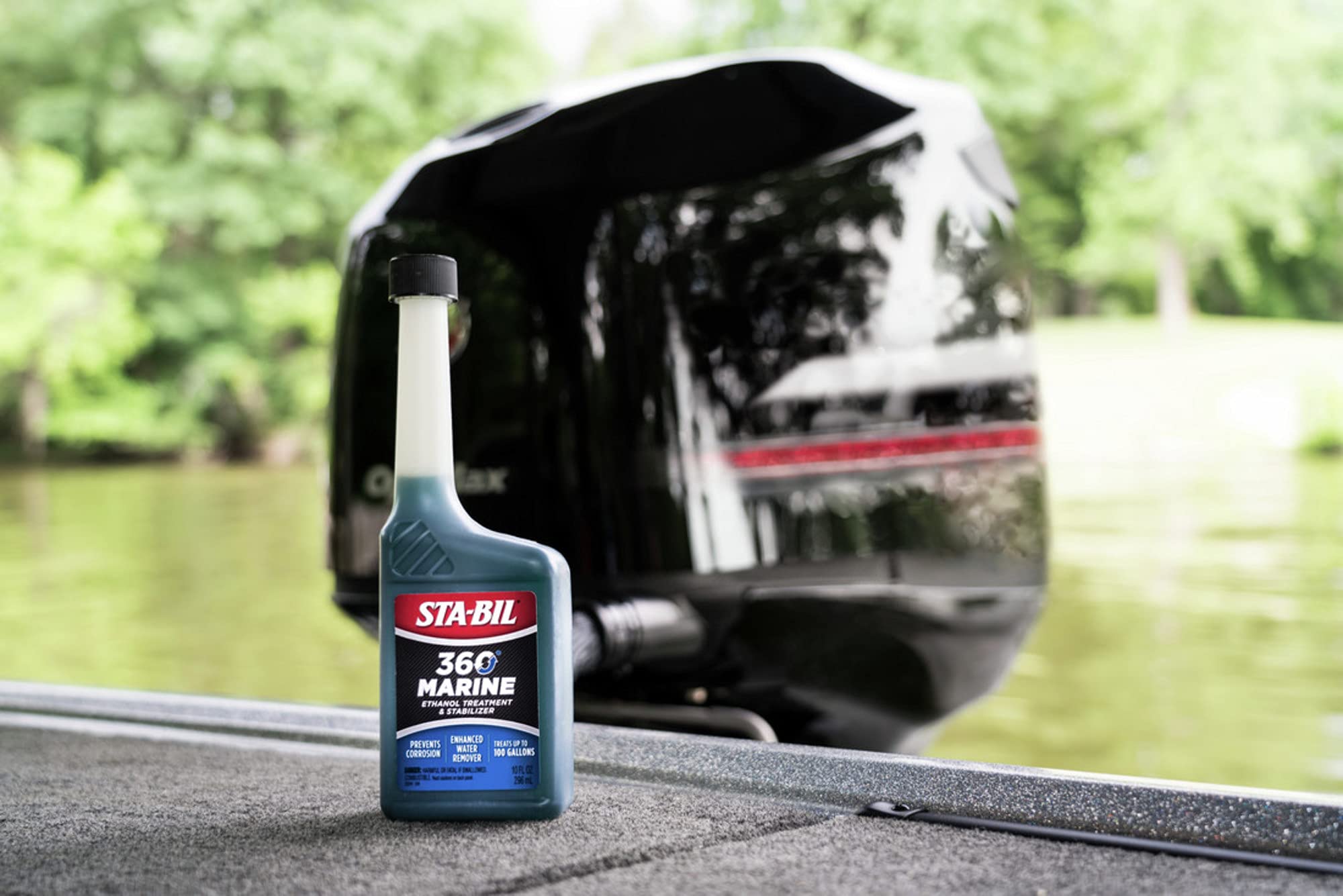 STA-BIL 360 Ethanol Treatment and Marine Fuel Stabilizer - Prevents Corrosion - Helps Clean Fuel System For Improved In-Season Performance - Treats Up To 100 Gallons, 10 fl. oz. (22241)