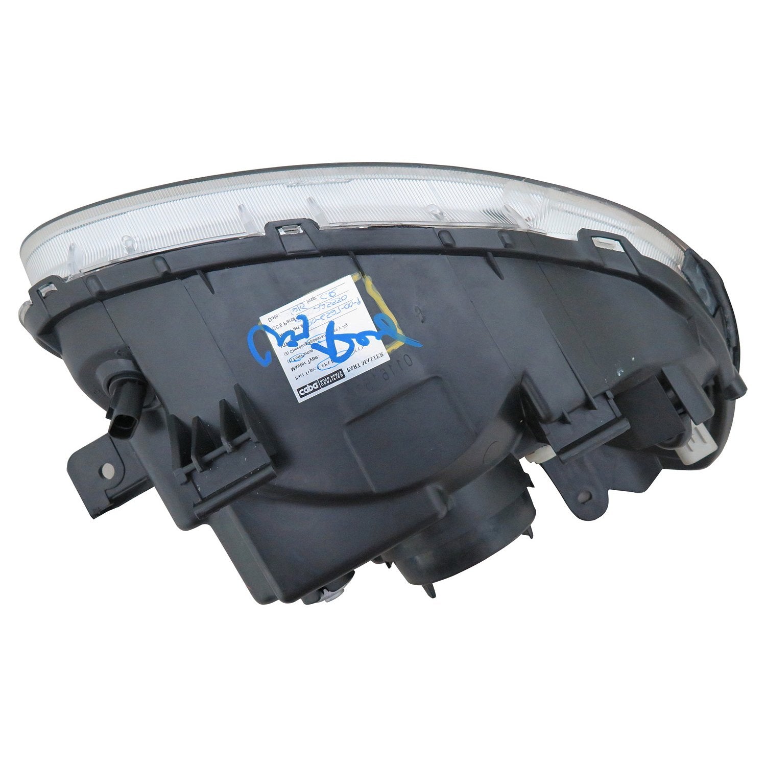 Left TYC Headlight Assembly Compatible with 2003-2006 Hyundai Accent