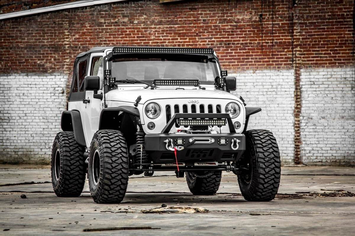 4" Lift Kit Rough Country for 2007-2018 Jeep Wrangler JK 2-Door - 68230