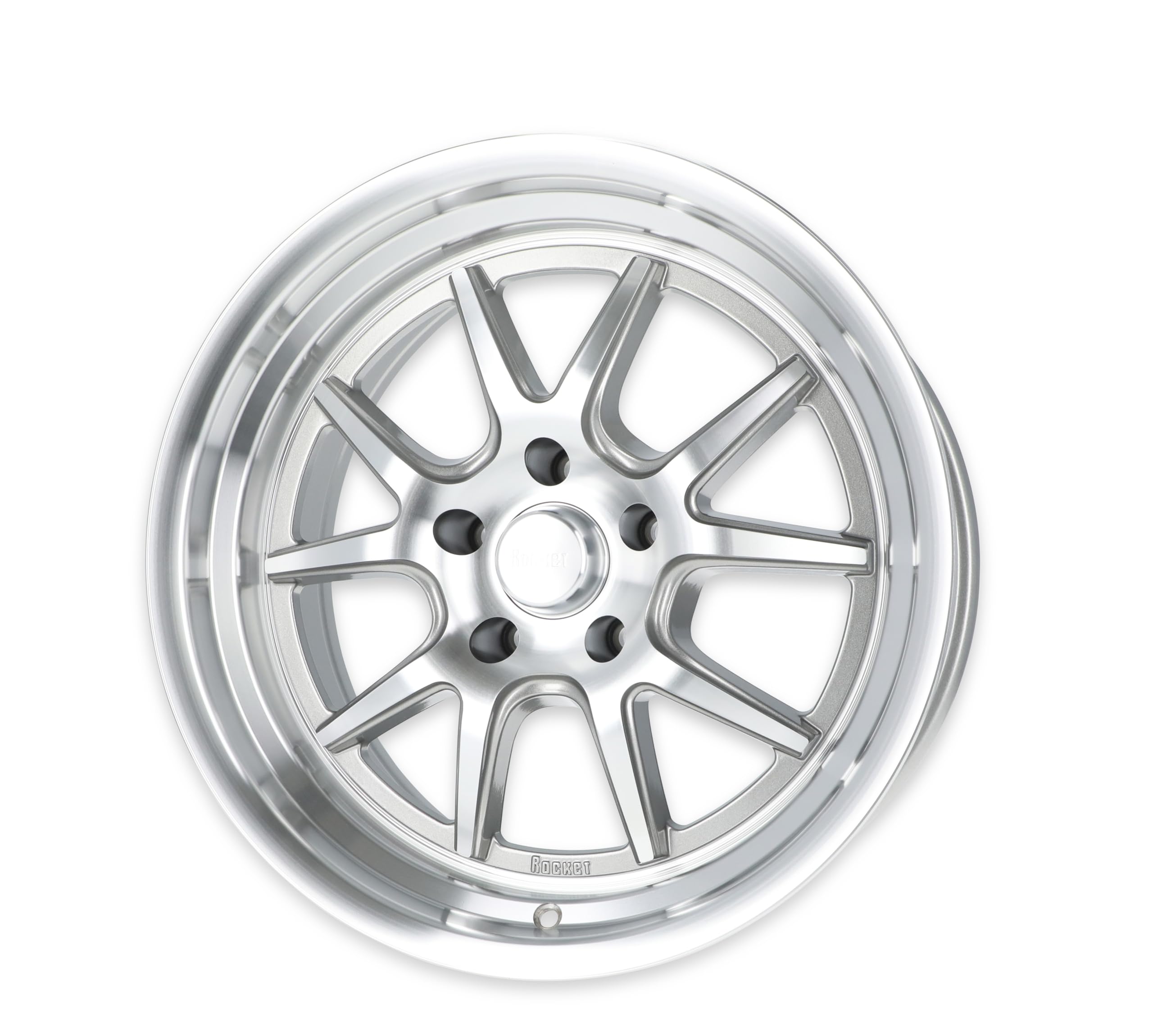 TTR19-896150 Rocket Racing Wheels 18x9 Attack Machined 5x4.75 5.0 bs