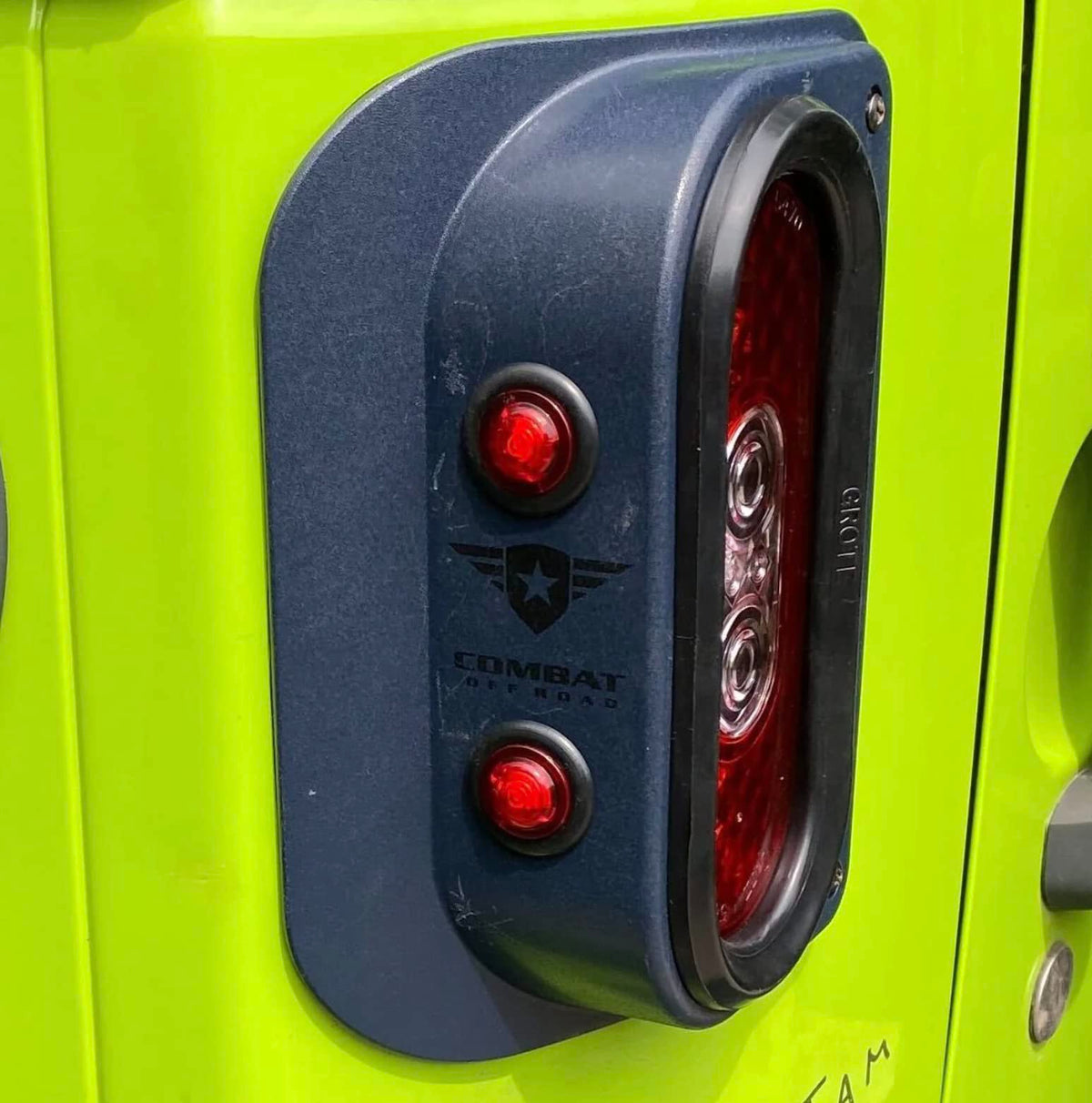 Combat Off Road Tail Gunner LED Tail Lights Flush Mount compatible with Jeep JK/JKU - SAE/DOT Approved