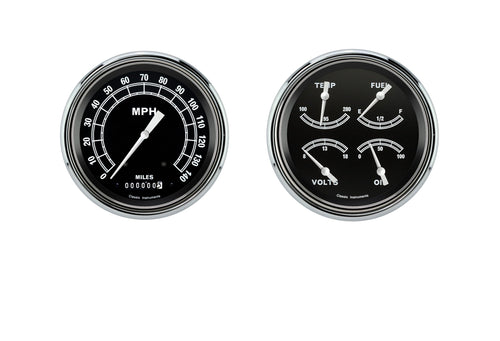 Classic Instruments Traditional CT47TR52-LS Gauge Package LS Swap Speedometer and Quad Fits 1947-1953 Chevy Truck