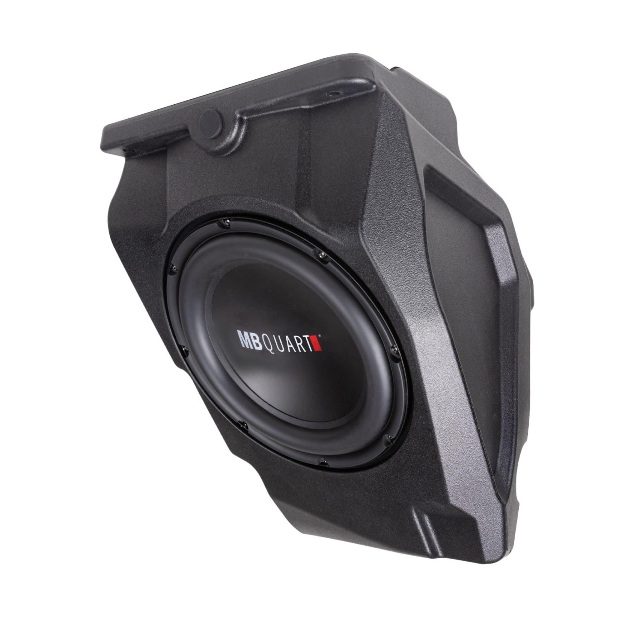 400 Watt MB Quart Subwoofer Kit with 10 Inch Dual 4 Ohm Subwoofer and Class D Amplifier for Polaris RZR Pro XP Pro R Turbo R MBQRP-SUB-1, Black