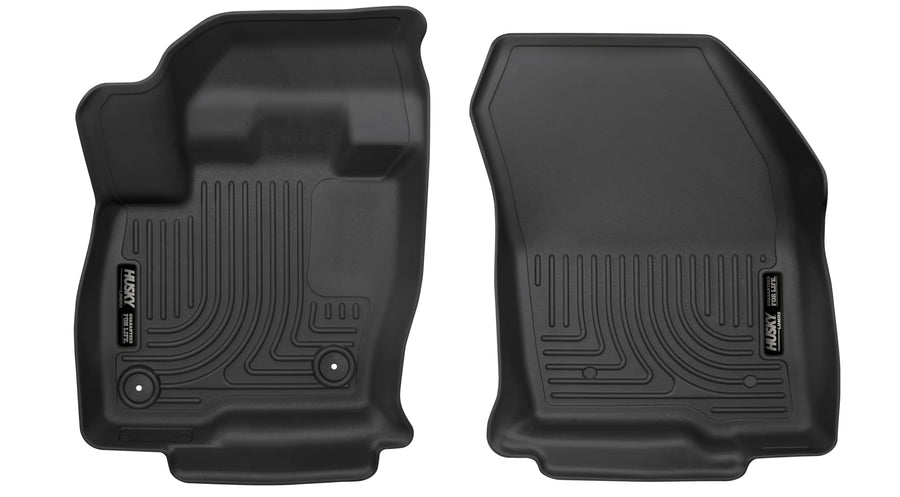 Husky Liners Floor Mats X-act Contour | Fits 2015 - 2024 Ford Edge; 2016 - 2018 Lincoln MKX; 2019 - 2023 Lincoln Nautilus | Front Row, 2-pc Black - 52171