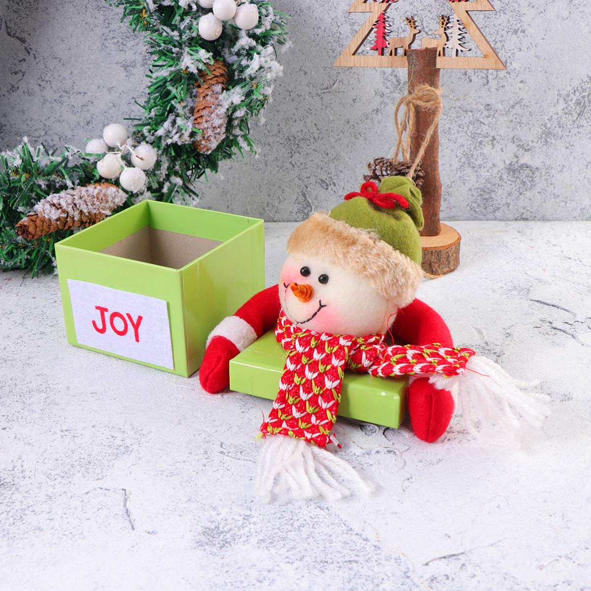 Christmas Candy Box Holibanna Christmas Snowman Gift Box Christmas Eve Party Bags