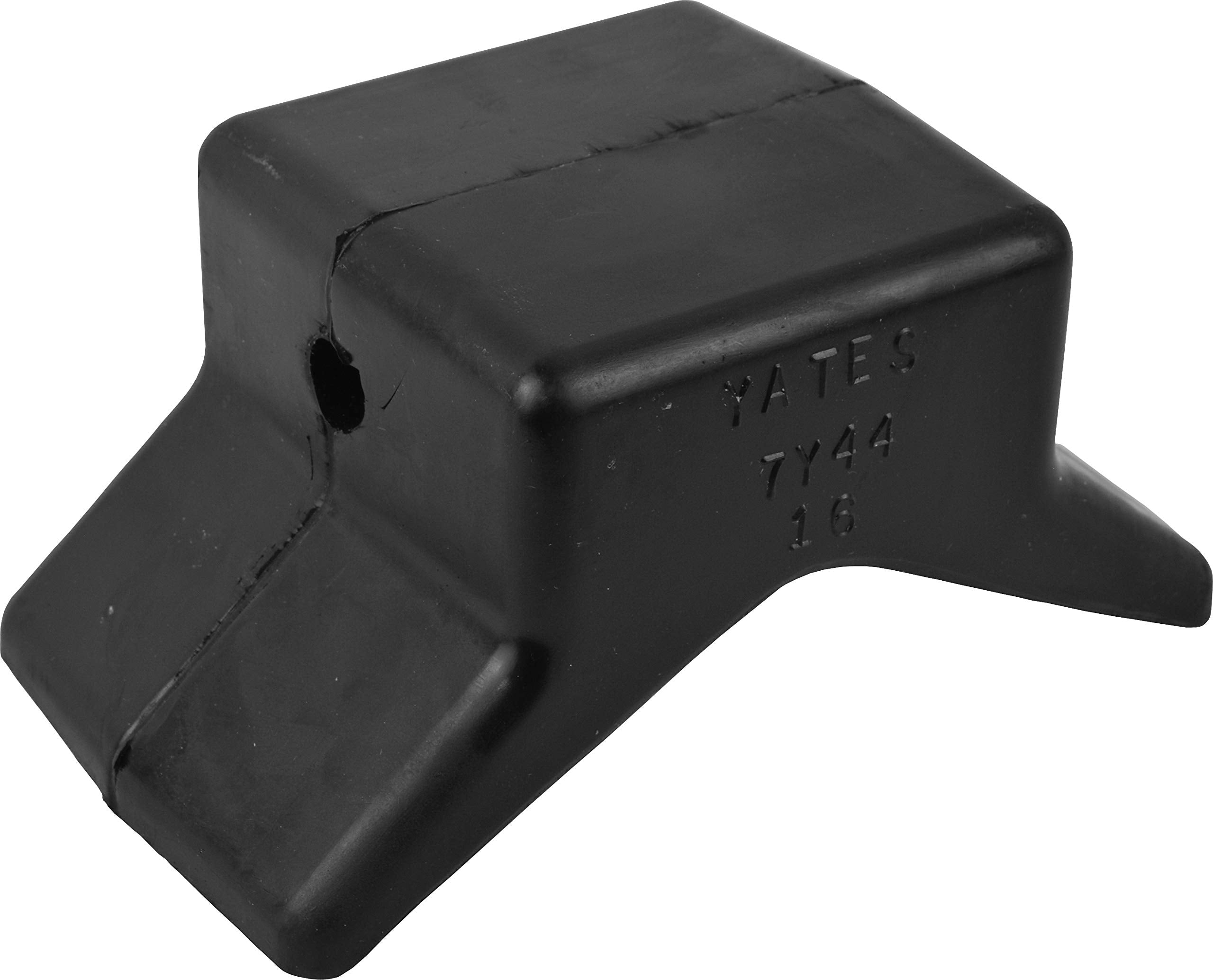 attwood Black Universal Rubber Bow Stop, 3" X 3" (11201-1)