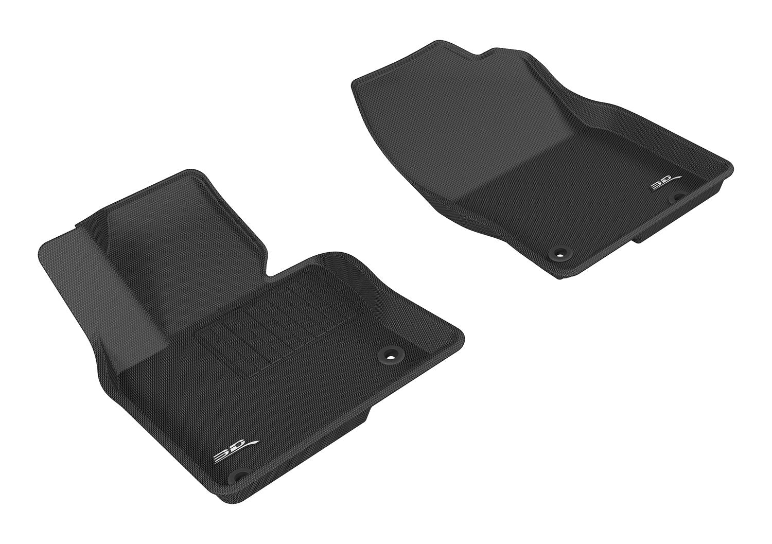 Custom Fit 3D MAXpider Kagu Floor Mat (Black) Compatible with Mazda Cx-5 2017-2025 - Front Row