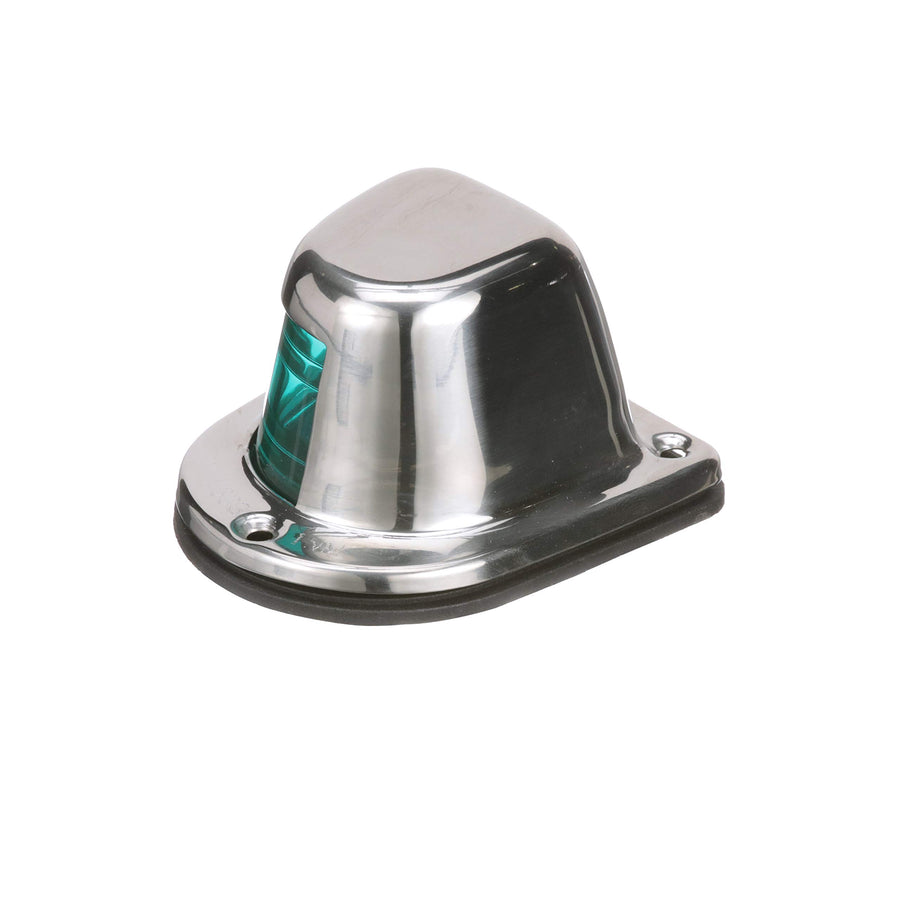 1-Mile Attwood Sidelights, Pair, Stainless Steel Housing, Deck Mount, Each Provides 1-Mile, 112.5-Degree Visibility, 12V