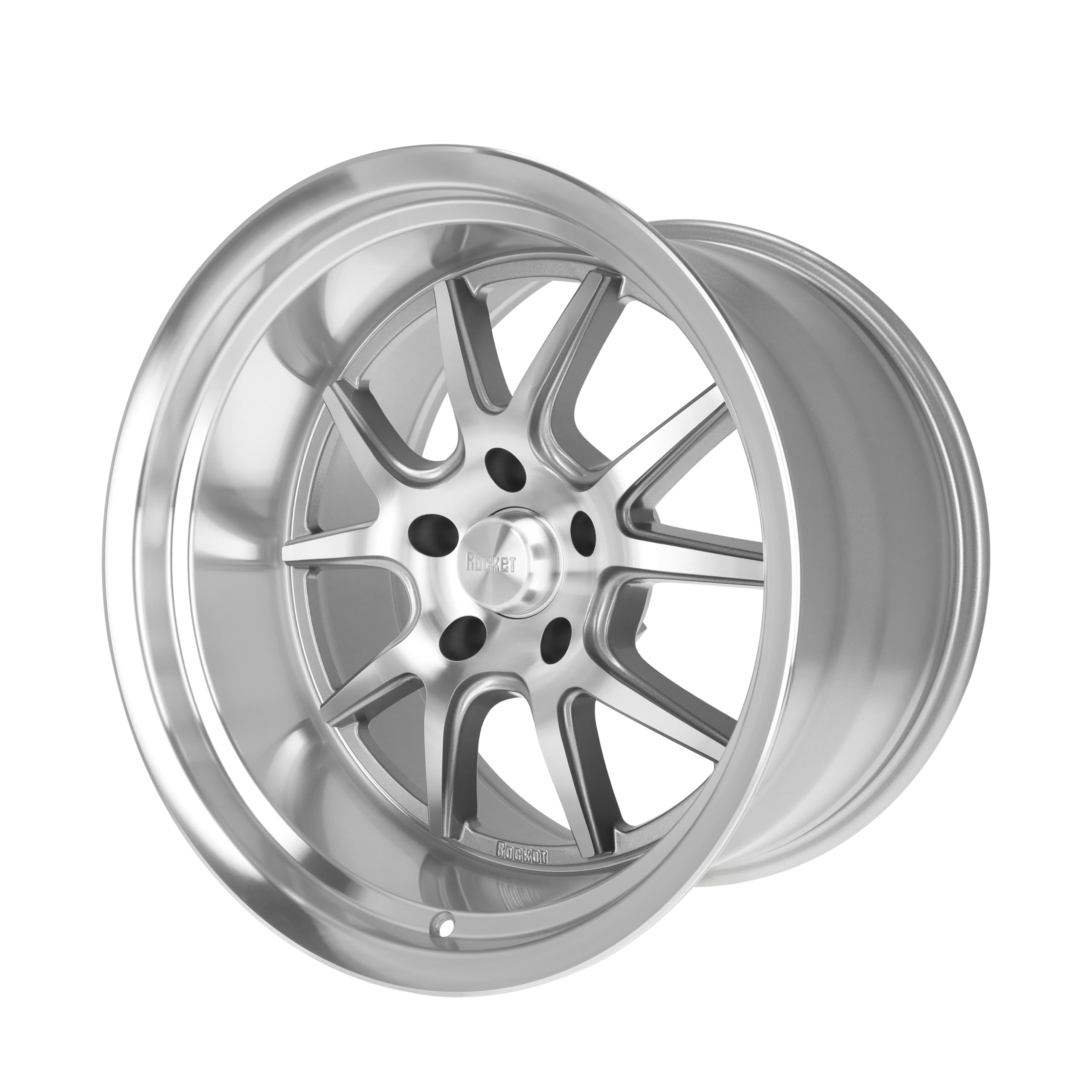 TTR19-826160 Rocket Racing Wheels 18x12 Attack Machined 5x4.75 6.0 bs