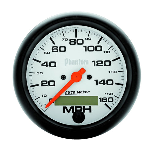 Auto Meter Phantom 5888 In-Dash Electric Speedometer,3.375 in.