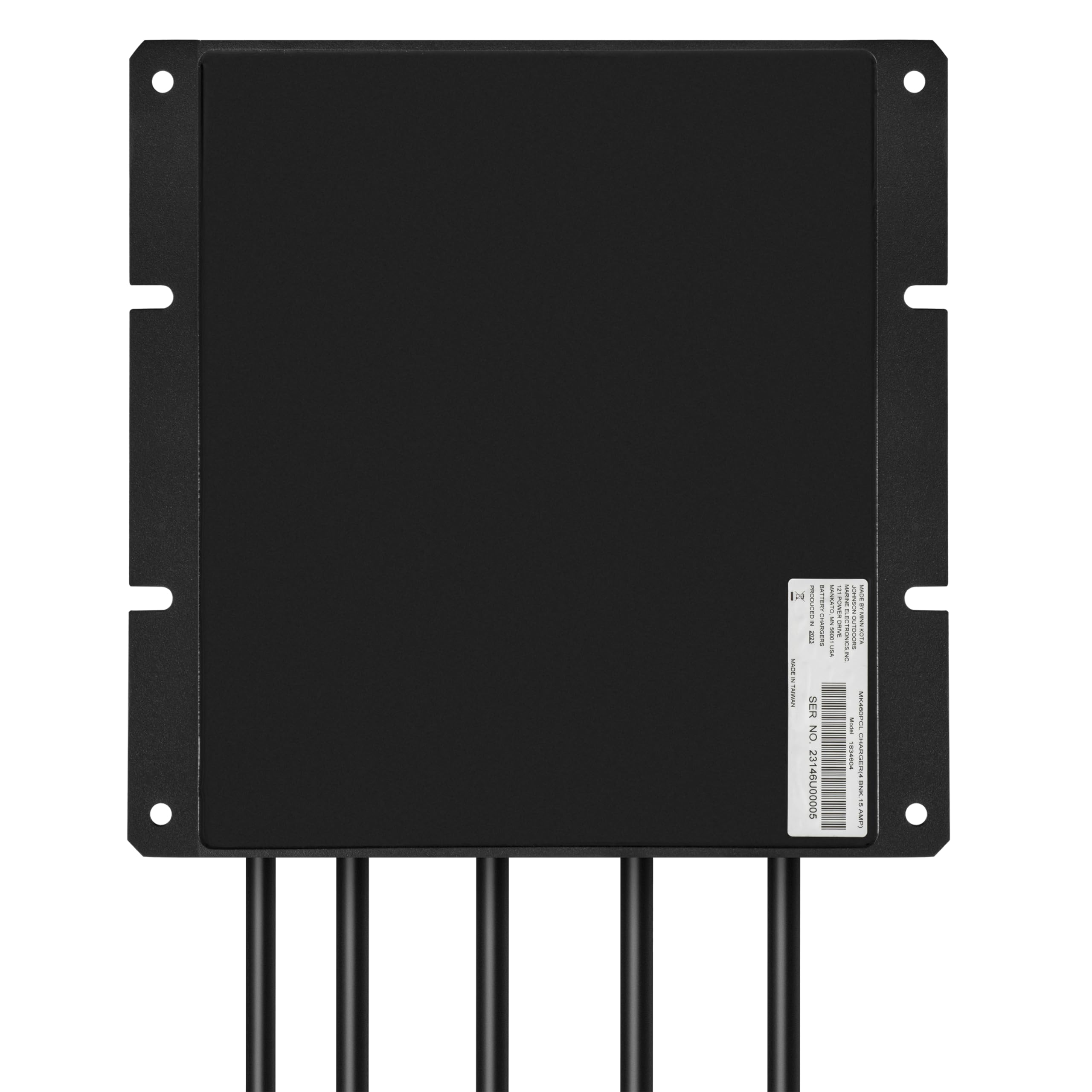 Minn Kota MK-460PCL Precision On-Board Marine Battery Charger – 4 Banks, 15 Amps Each