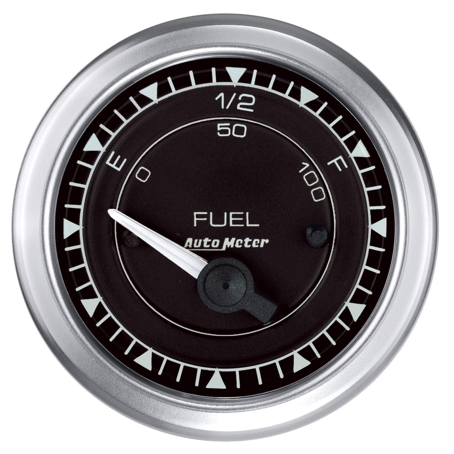 Fuel Level AutoMeter 8114 Gauge, 2 1/16", 0Ωe to 90Ωf, Elec, Chrono