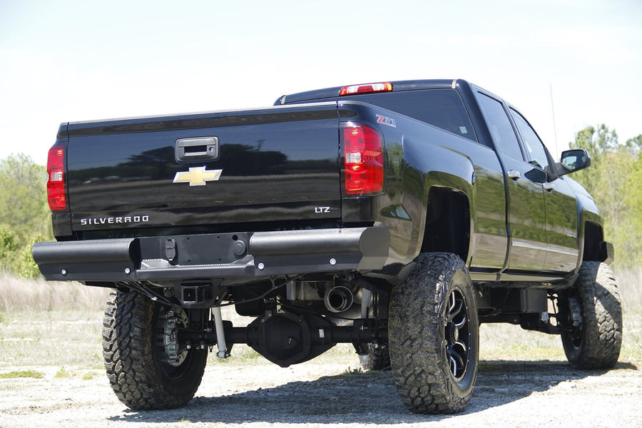 Fab Fours Elite Rear Bumper 2 Stage Black Powder Coated CH99-U1250-1 Rear Bumper