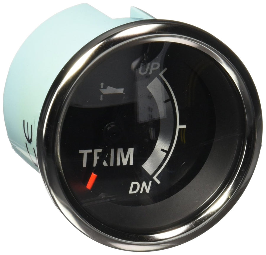 Sterling Trim Gauge Sierra International 67023P for Mariner/Mercury & Yamaha 2001, 2", Black