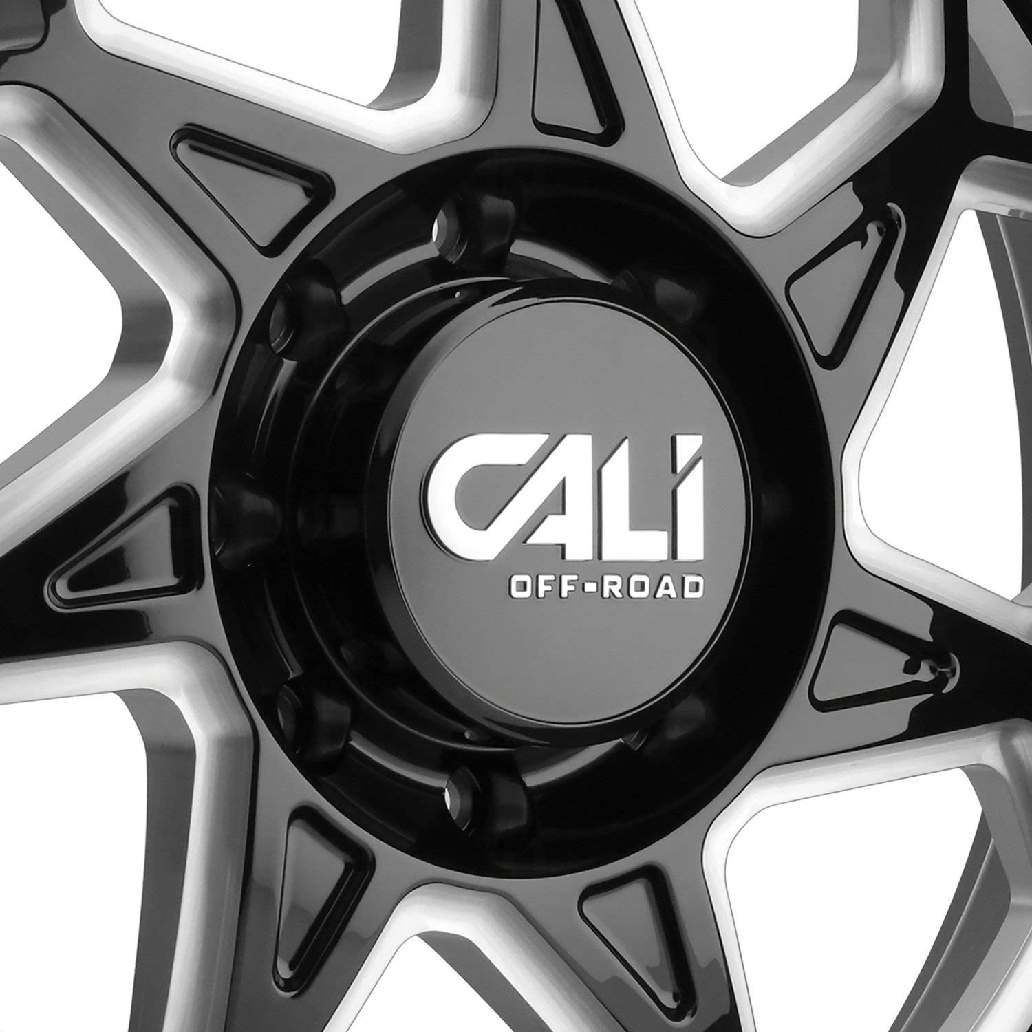 Black CALI OFF-ROAD SEVENFOLD Wheel with Painted (20 x 12. inches /6 x 139 mm, -51 mm Offset)