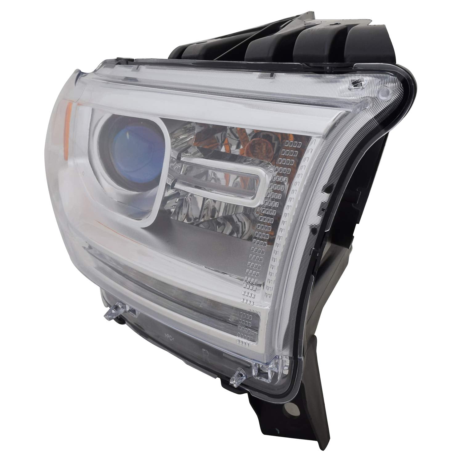 Right TYC Headlight Assembly Compatible with 2014-2015 Dodge Durango