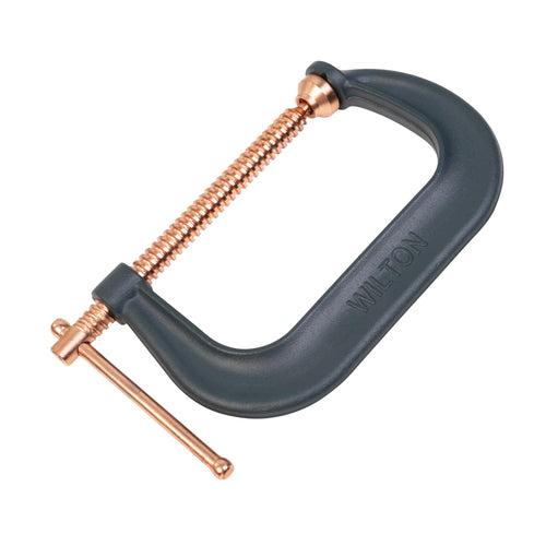 Wilton C-Clamp Spark-Duty, 6-1/16" Opening, 4-1/16" Throat, 6600 Lbs. Clamping Force (Model 406-P)