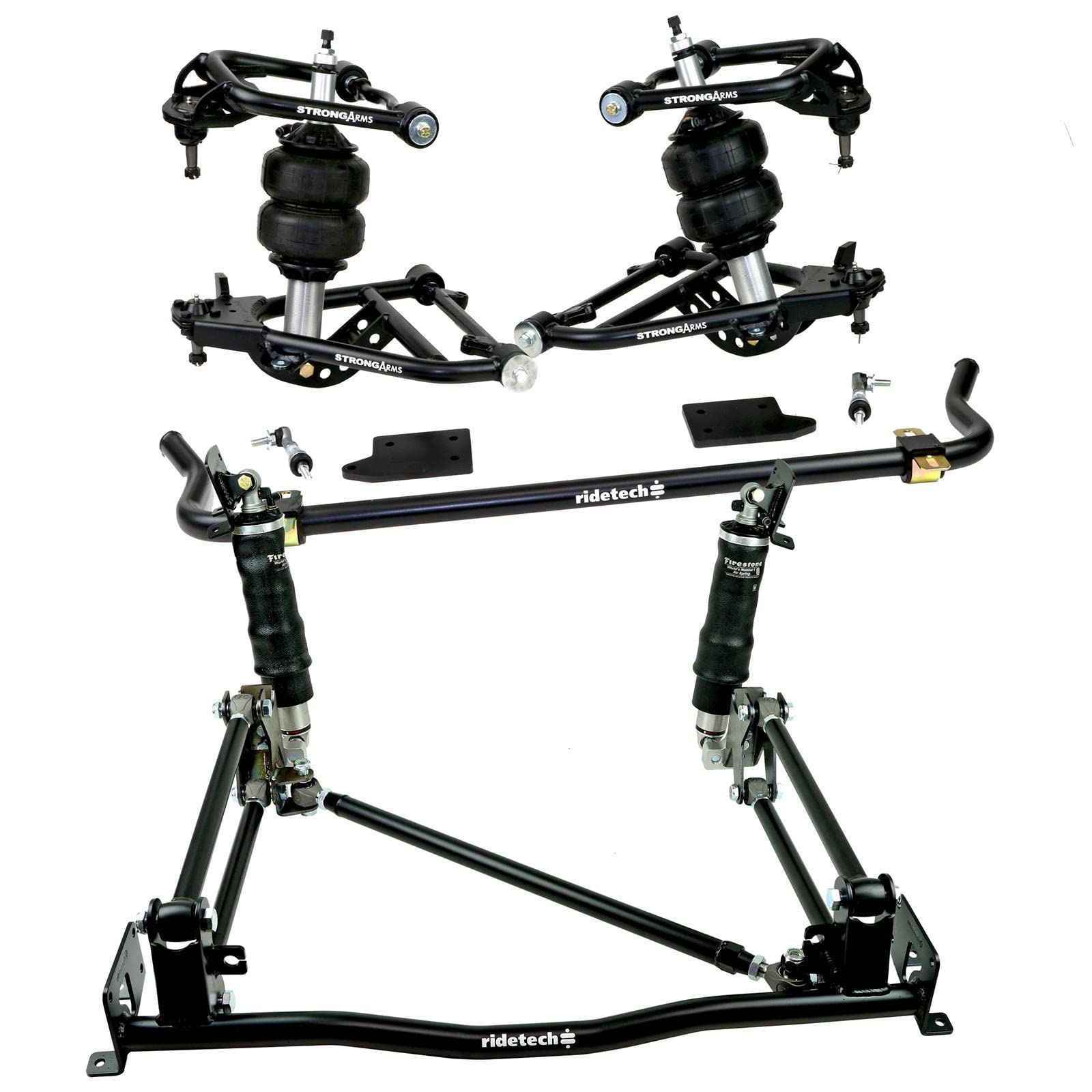 Air Suspension System Ridetech 11020298 55-57 Chevy with 1 Piece Frame