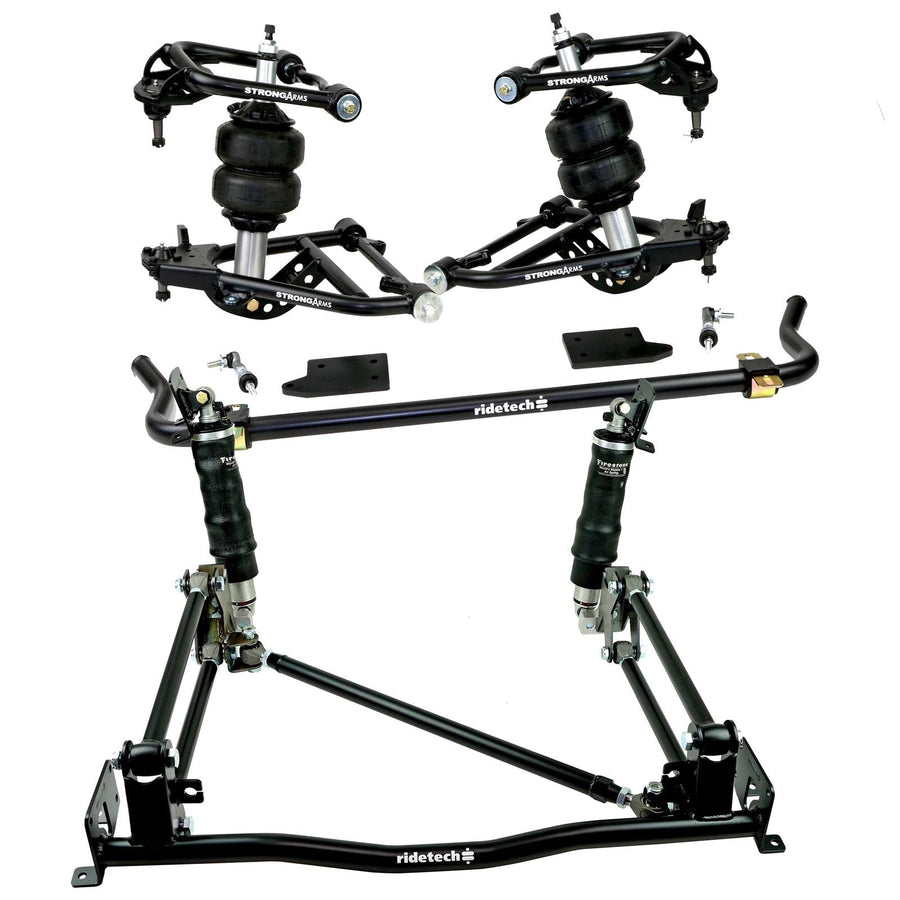 Air Suspension System Ridetech 11020298 55-57 Chevy with 1 Piece Frame