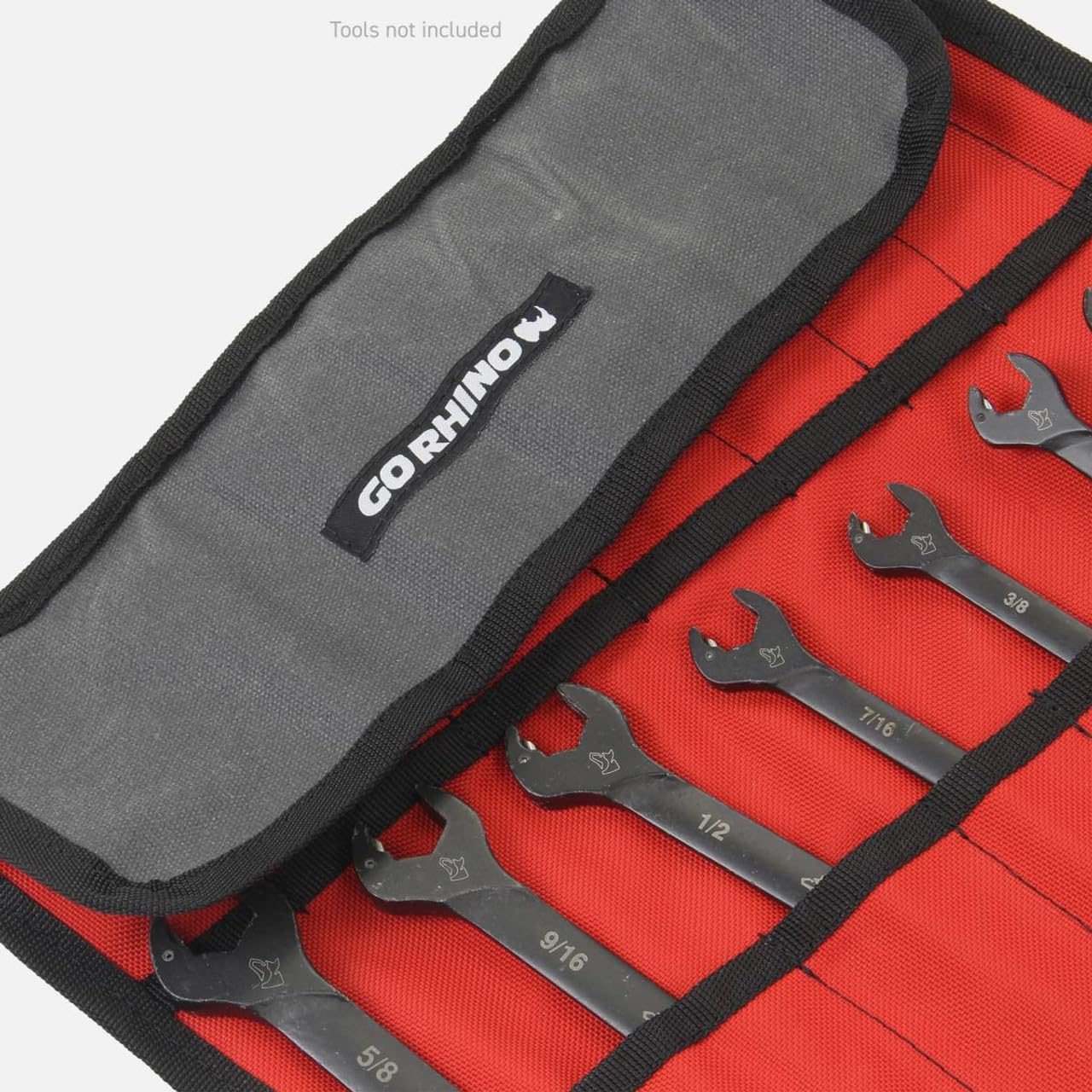 Wrench Roll Go Rhino - Small | Open: 14 1/4" x 26 1/4" & Closed: 4" x 4" | XG1050-01