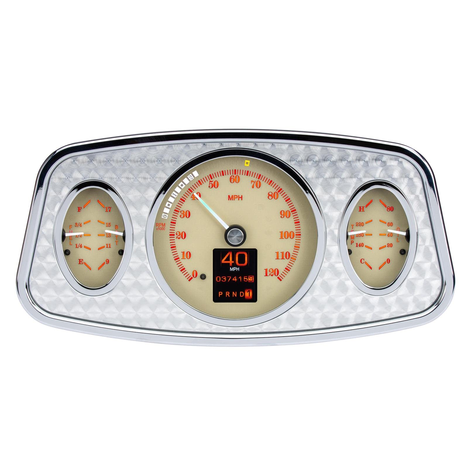 Dakota Digital Retrotech RTX-33F-X Gauge Instrument System Compatible with 1933-34 Ford Car