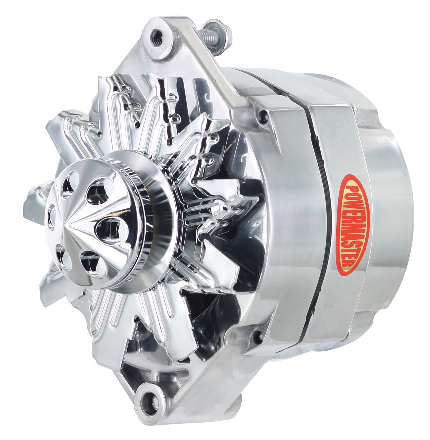 Alt Powermaster GM 12SI Polish 100A 1V Pulley & Cone 1 or 3 Wire