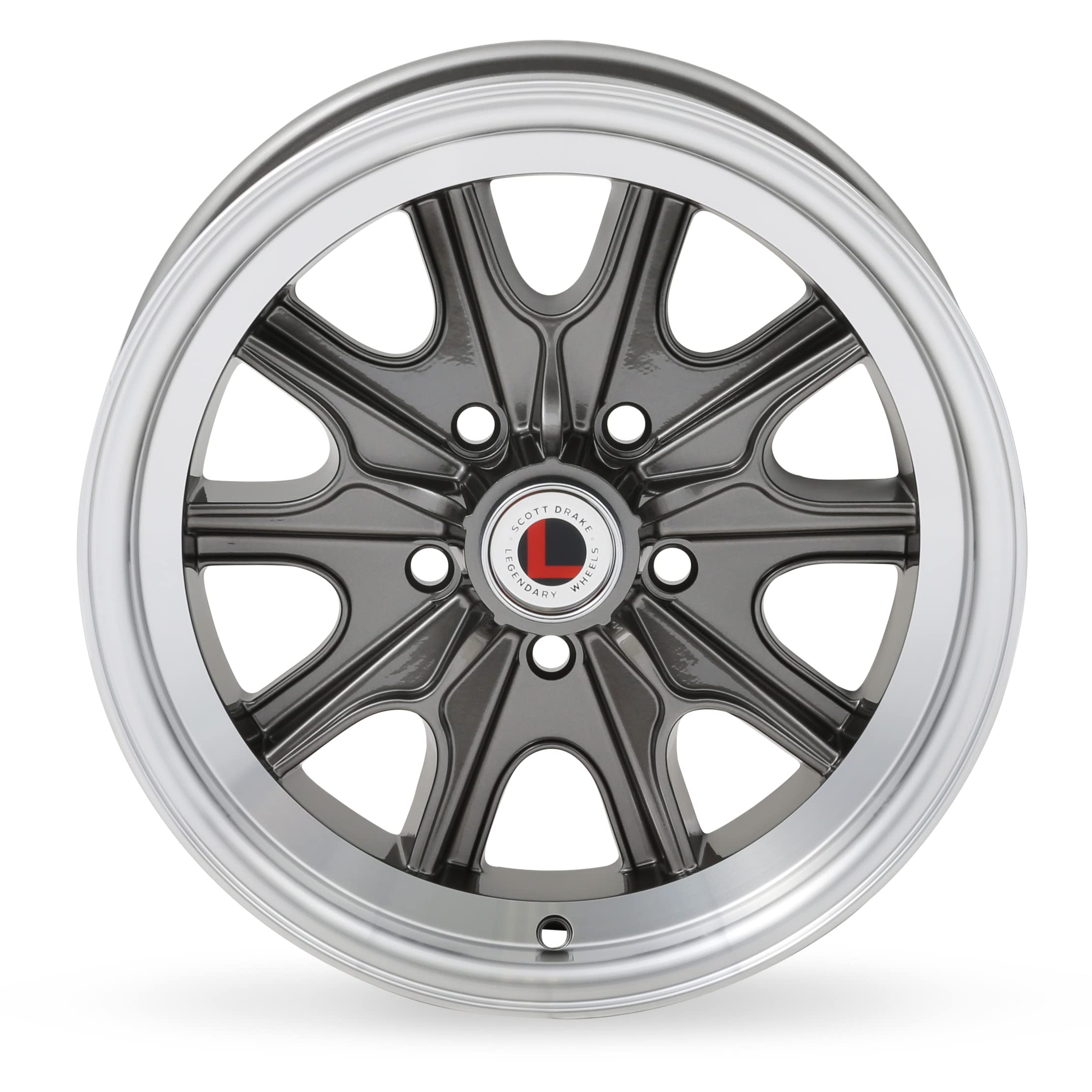 15X7 Legendary Wheel - 'Hb5' Alloy Rim-5Lug-Char (LW90-50754B)