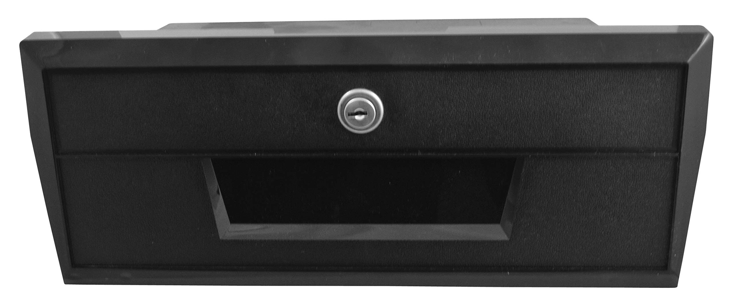 Lockable Attwood 2638-1 Standard Lightweight Replacement Boat Glove Box with Keys, One size