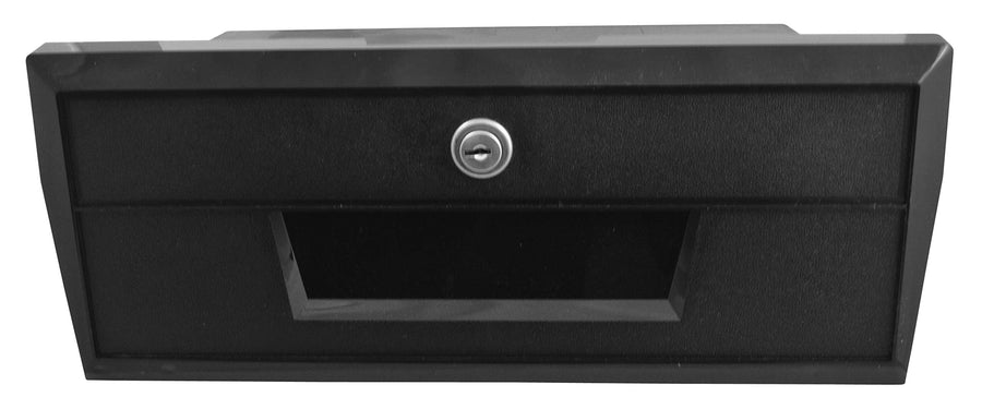 Lockable Attwood 2638-1 Standard Lightweight Replacement Boat Glove Box with Keys, One size