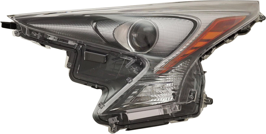 Headlight for Toyota Prius 2016-2018, Go-Parts Left (Driver), Lens and Housing, LED, Touring Models, Replacement 2017