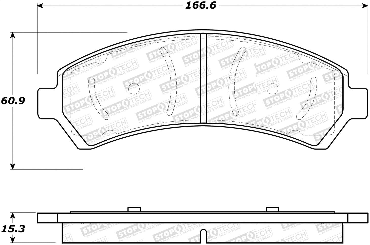 Street Select StopTech Brake Pads 305.07260