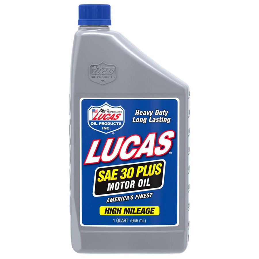 Lucas Oil 10053 SAE 30 Plus High Mileage Motor Oil - 1 Quart