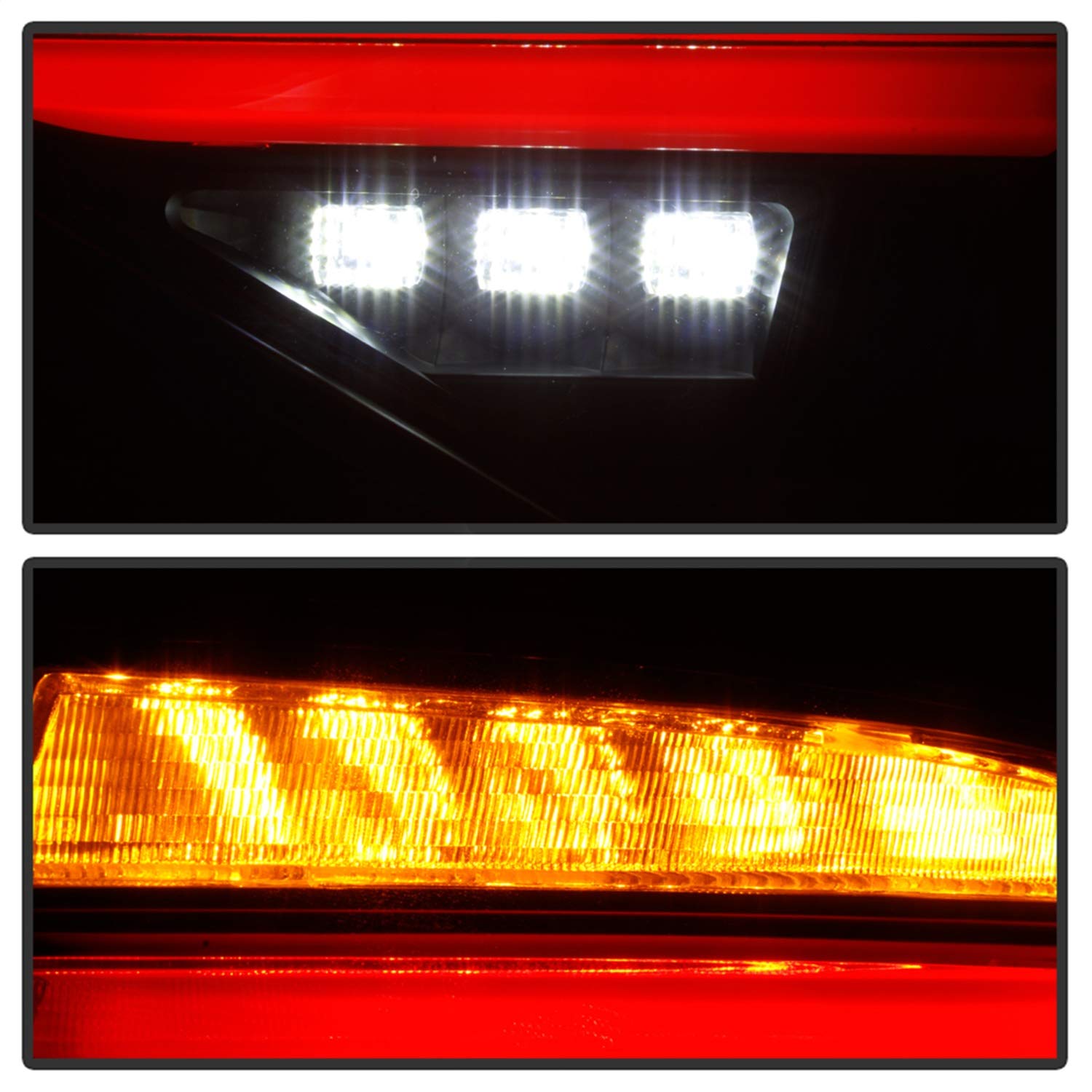 08-14 Subara Impreza WRX Hatchback LED Tail Lights Seq Signal Black SPYDER (5086730) ALT-YD-SI085D-SEQ-BK