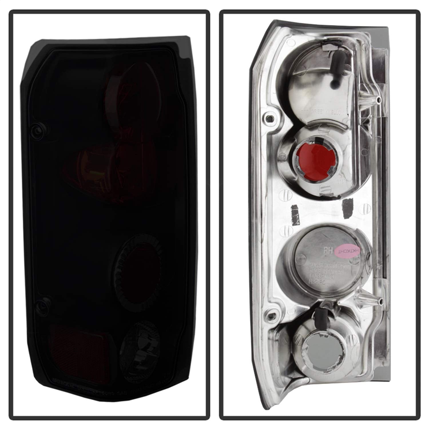 Auto Spyder 5078155 Euro Style Tail Lights Black/Smoked