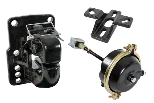 50 Ton Buyers Products Air Compensated Pintle Hook, 10-Hole Mount