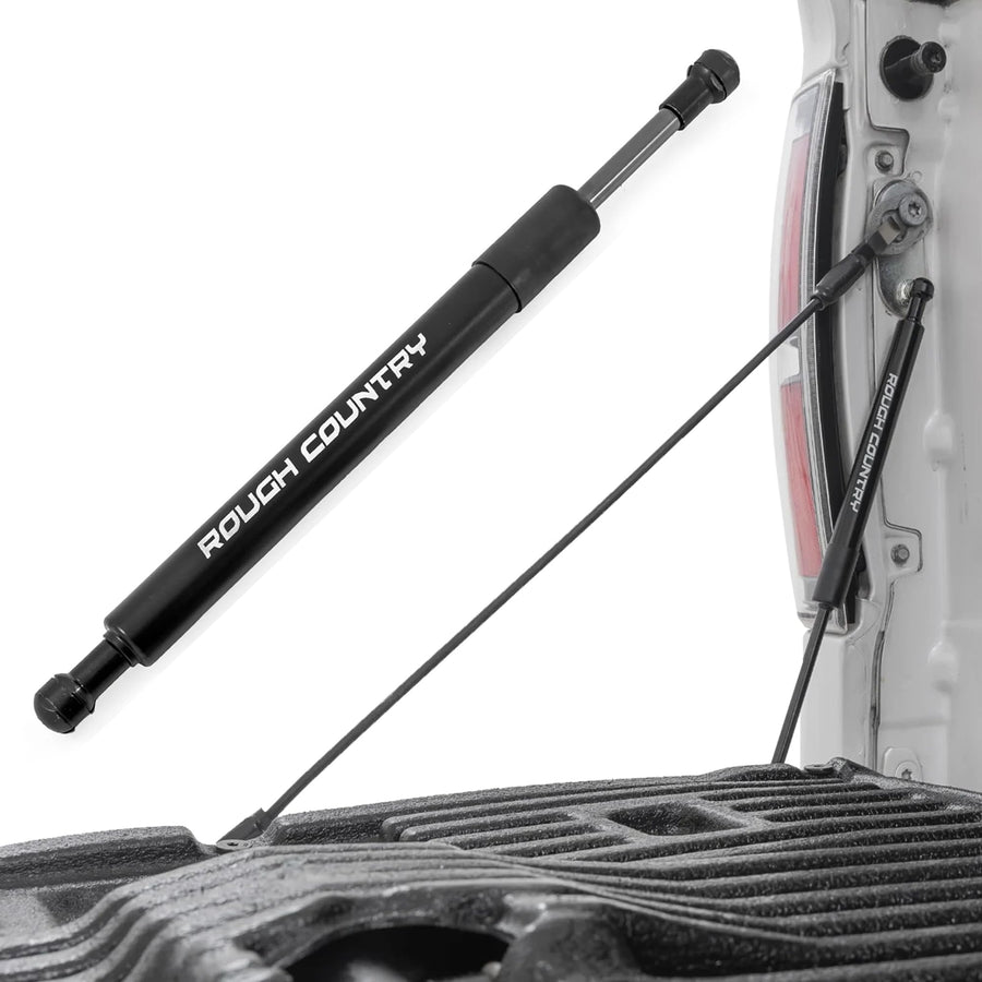 Rough Country Tailgate Assist for F-150/F-250/F-350 Ford Super Duty Truck 2WD/4WD (2015-2026) - Smooth, Safe & Controlled Tailgate Lowering